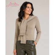 Lady Day vest Jules sjaaltje Pepper Melange Lady Day vest Jules sjaaltje Pepper Melange